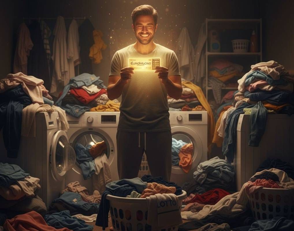 Il cache son ticket gagnant à 250 millions d'euros sous une pile de linge